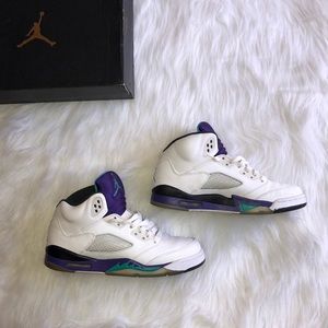 Jordan Grape 5’s, Size 7